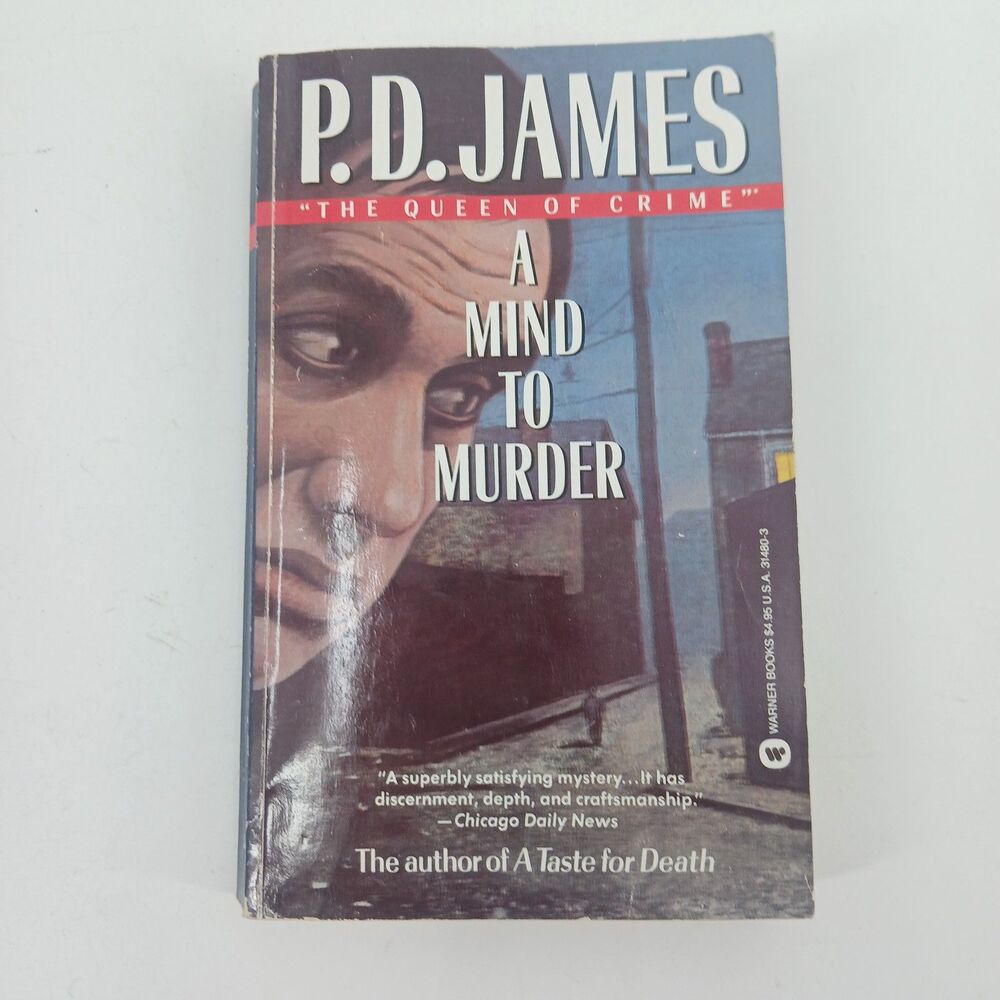 A Mind to Murder P D James Vintage Paperback Book Mystery Thriller 1980 Printing